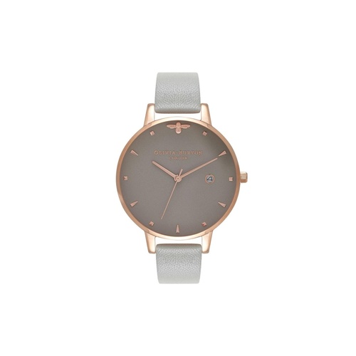Olivia Burton Women's Gray Synthetic Leather Watch - One Size - Main Image