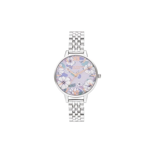 Olivia Burton Women's Silver Steel Watch - One Size - Main Image