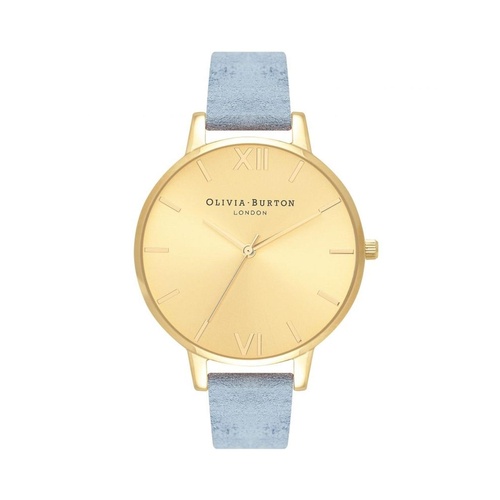Olivia Burton Women's Blue Synthetic Leather Watch - One Size - Main Image