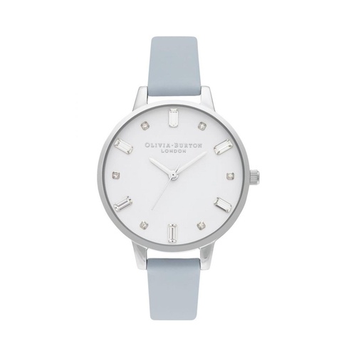 Olivia Burton Women's Blue Synthetic Leather Watch - One Size - Main Image
