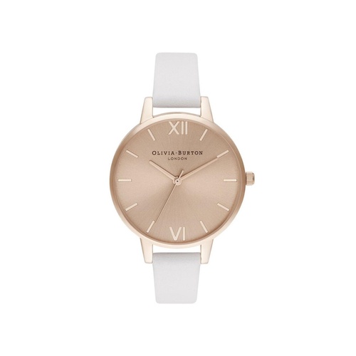 Olivia Burton Women's White Synthetic Leather Watch - One Size - Main Image