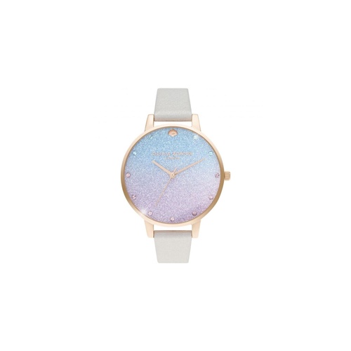 Olivia Burton Women's Gray Leather Watch - One Size - Main Image