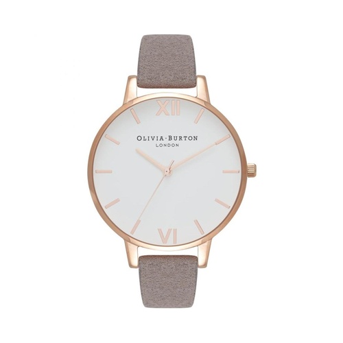 Olivia Burton Women's Gray Synthetic Leather Watch - One Size - Main Image