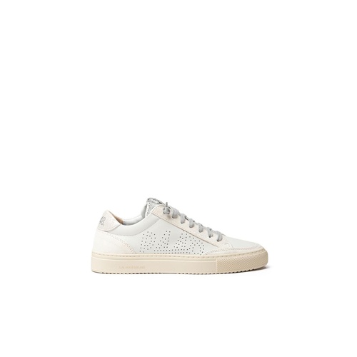 P448 Women's White Leather Sneaker - 41 EU - Main Image