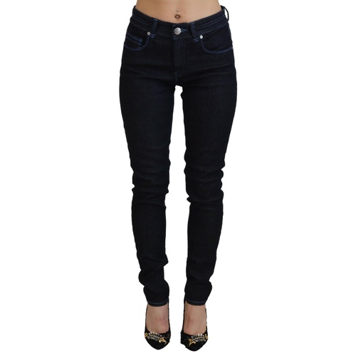 Acht Women's Dark Blue Low Waist Slim Fit  Denim Jeans - W26 US - Main Image