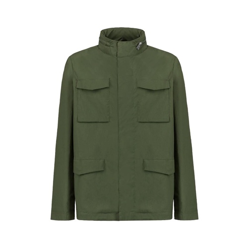 People Of Shibuya Men's Green Cotton Jacket - 54 IT - Main Image