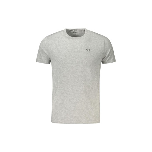 Pepe Jeans Men's Gray Cotton T-Shirt - XL - Main Image