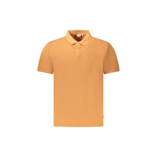 Pepe Jeans Men's Orange Cotton  Polo Shirt - M - Main Image