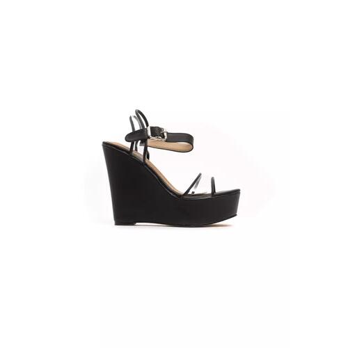 Wedge Sandal with Ankle Strap and Transparent Band 39 EU Women - Main Image