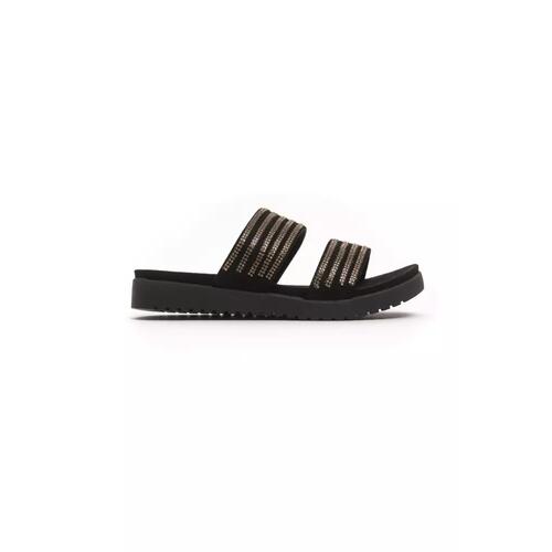 Rhinestone-Embellished Low Sandal with Double Straps 39 EU Women - Main Image