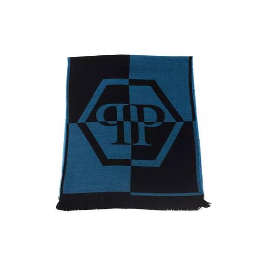 Scarf with Logo - Fringed Hems - 38 cm x 180 cm One Size Men - Main Image