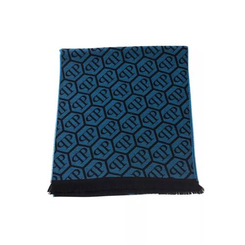 Monogram Fringed Hems Scarf One Size Men - Main Image