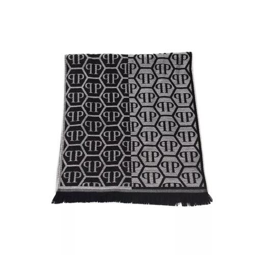 Monogram Fringed Scarf One Size Men - Main Image