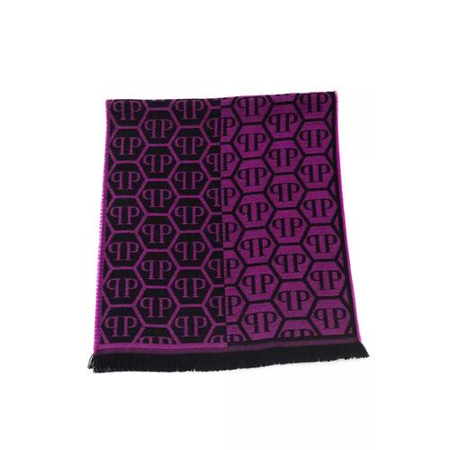 Monogram Fringed Scarf One Size Men - Main Image