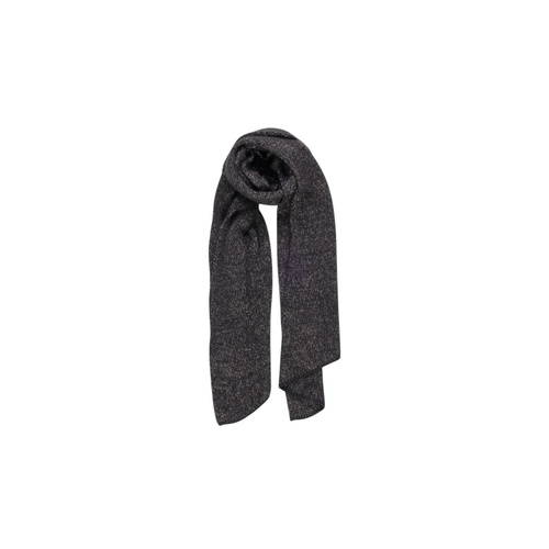 Pieces Women's Black Recycled Polyester Scarf - One Size - Main Image