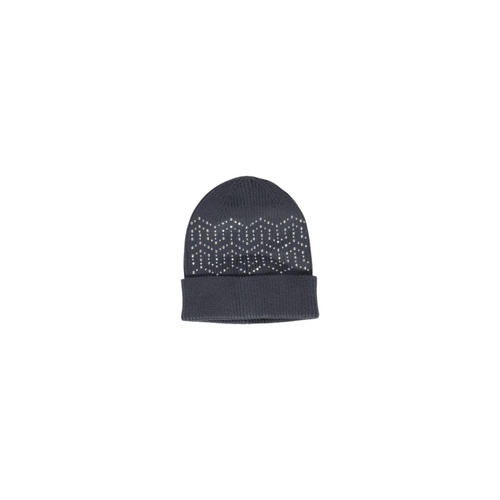 Pieces Women's Gray Polyester Hat - One Size - Main Image