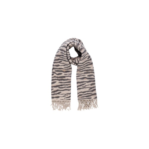Pieces Women's Beige Acrylic Scarf - One Size - Main Image