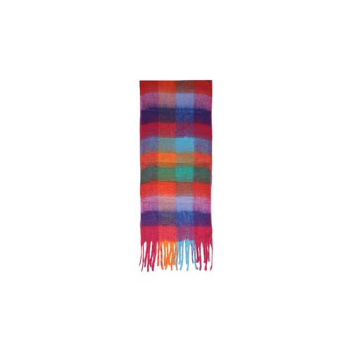 Pieces Women's Orange Recycled Polyester Scarf - One Size - Main Image