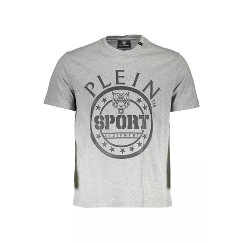 Plein Sport Men's Gray Cotton T-Shirt - M - Main Image