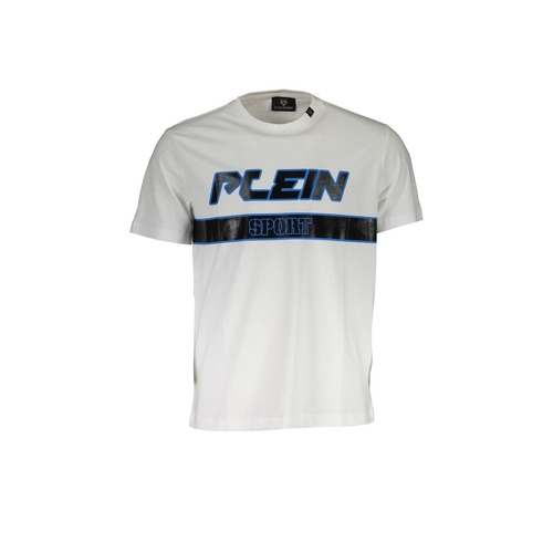 Plein Sport Men's White Cotton T-Shirt - M - Main Image
