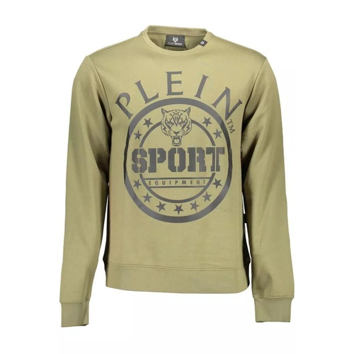 Plein Sport Men's Green Cotton Sweater - L - Main Image