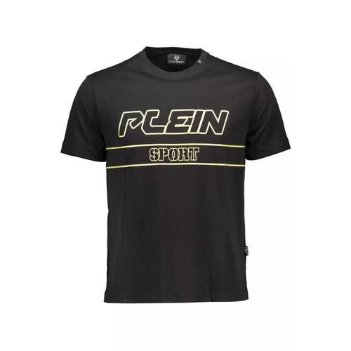 Plein Sport Men's Black Cotton T-Shirt - L - Main Image
