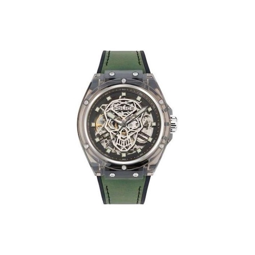 Police Men's Green Silicone Watch - One Size - Main Image