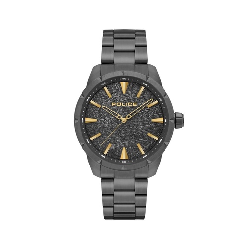 Police Men's Black Stainless Steel Stainless Steel Watch - One Size - Main Image