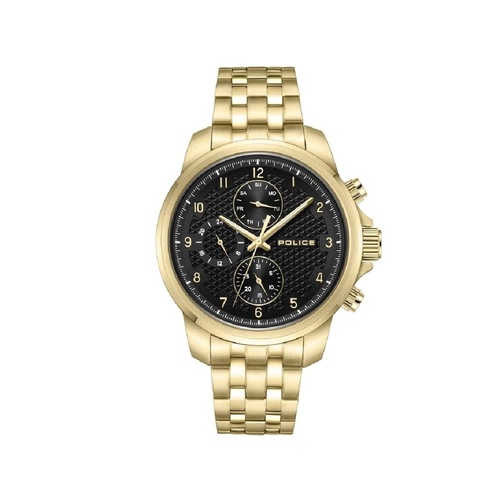 Police Men's Gold Stainless Steel Stainless Steel Watch - One Size - Main Image