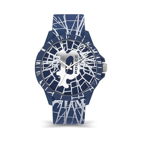 Police Men's Blue Silicone Watch - One Size - Main Image
