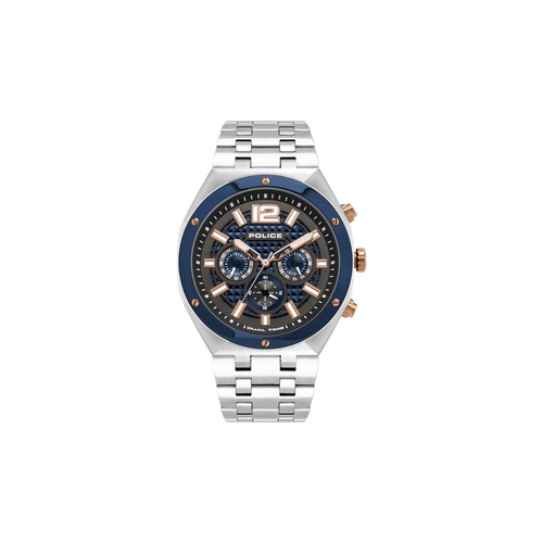 Police Men's Silver Stainless Steel Watch - One Size - Main Image