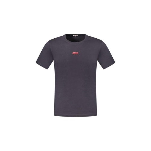 Rifle Men's Blue Cotton T-Shirt - XL - Main Image