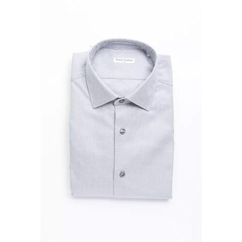 Robert Friedman Men's Beige Cotton Shirt - XL - Main Image
