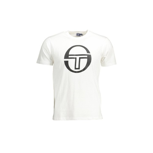 Sergio Tacchini Men's White Cotton T-Shirt - XL - Main Image