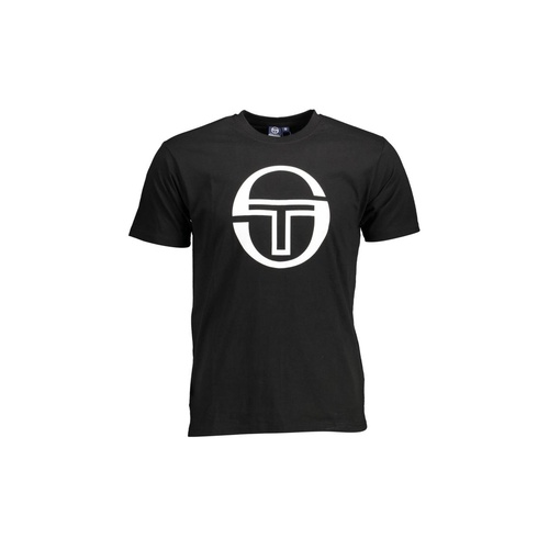Sergio Tacchini Men's Black Cotton T-Shirt - XL - Main Image