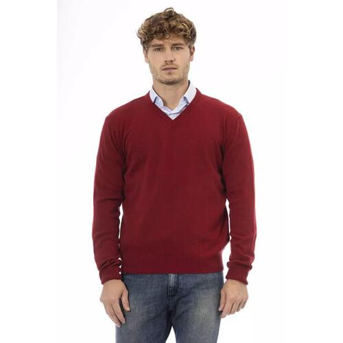 Sergio Tacchini Men's Red Wool Sweater - M - Main Image