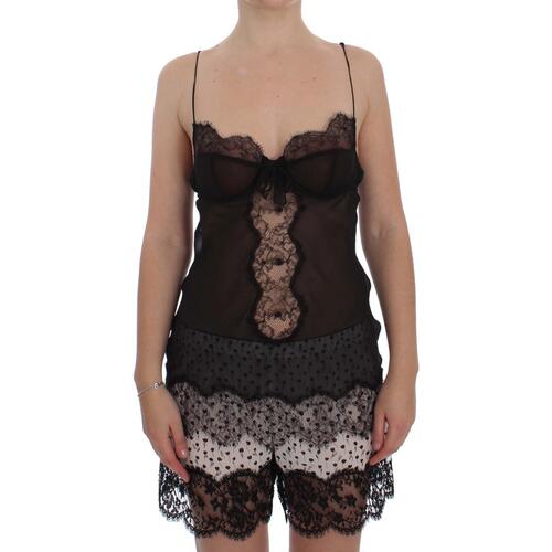 Floral Lace Lingerie Chemise Babydoll with Adjustable Straps 3 IT Women - Main Image