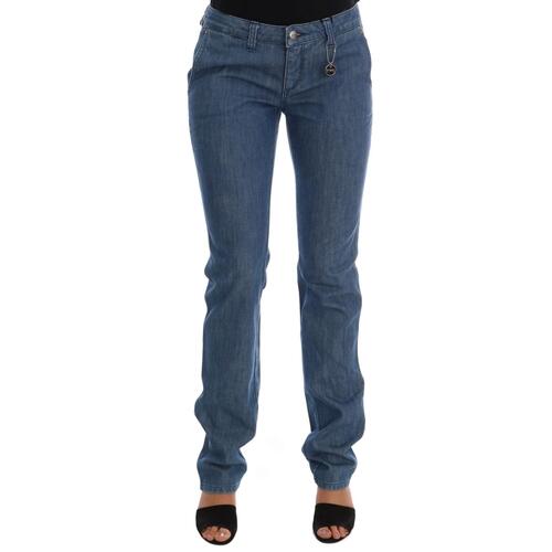 Costume National Women's Blue Wash Cotton Slim Denim Jeans - W26 US - Main Image