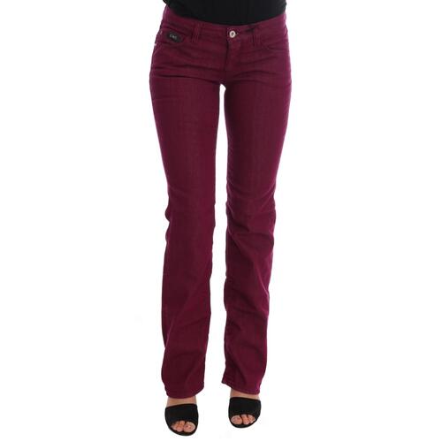 Costume National Women's Red Wash Cotton Stretch Denim Jeans - W26 US - Main Image