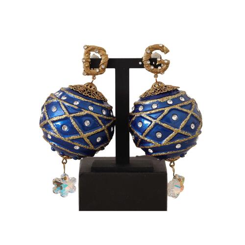 Dolce & Gabbana Christmas Balls Crystal Clip-On Earrings One Size Women - Main Image