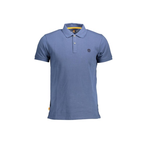 Timberland Men's Blue Cotton Polo Shirt - S - Main Image