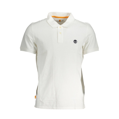 Timberland Men's White Cotton Polo Shirt - M - Main Image