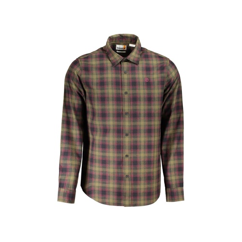 Timberland Men's Green Cotton Shirt - L - Main Image