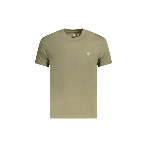 Timberland Men's Green Cotton  T-Shirt - M - Main Image