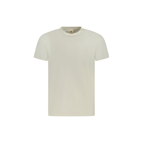 Timberland Men's Beige Cotton  T-Shirt - S - Main Image