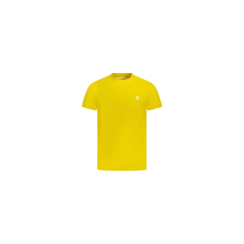 Timberland Men's Yellow Cotton  T-Shirt - M - Main Image