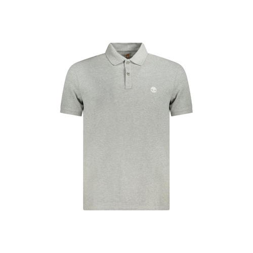 Timberland Men's Gray Cotton Polo Shirt - S - Main Image