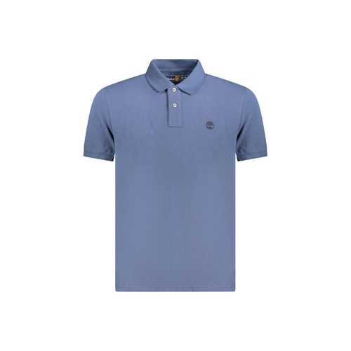Timberland Men's Blue Cotton Polo Shirt - S - Main Image