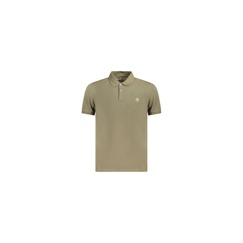 Timberland Men's Green Cotton Polo Shirt - S - Main Image