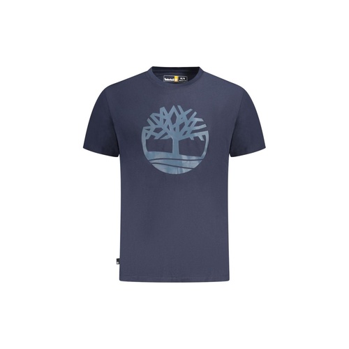 Timberland Men's Blue Cotton T-Shirt - L - Main Image